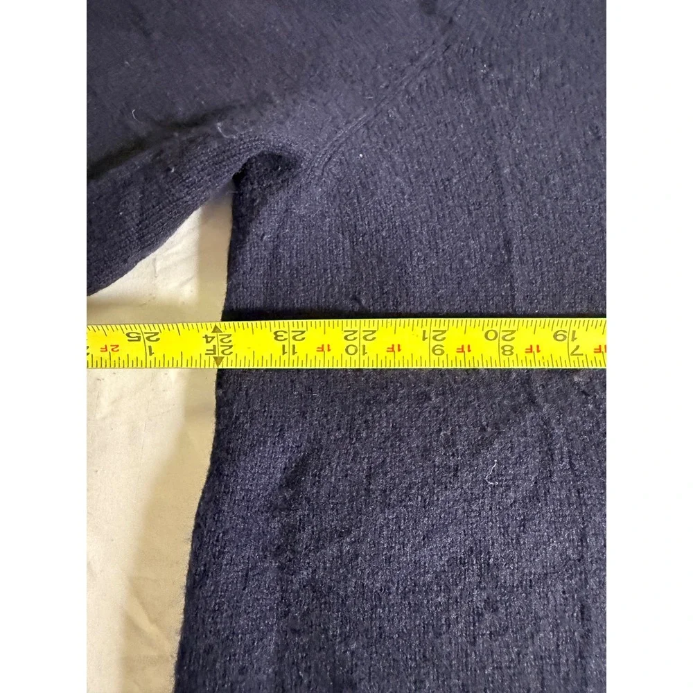Polo Ralph Lauren Navy‎ Blue V Neck Lambswool Sweater Mens XXL Classic Preppy